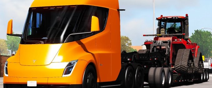 Trucks Tesla Semi Truck 2019 [1.34.x] American Truck Simulator mod
