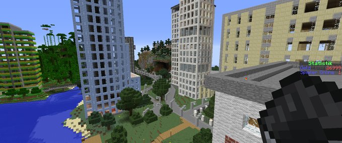 Maps TomCity Island Minecraft mod