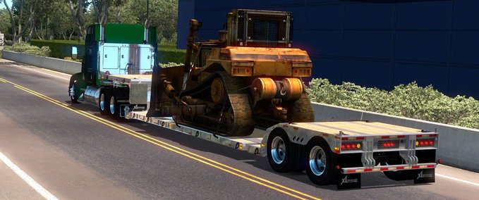 Trailer BESITZBARER LOWBED XL 90 MDE 1.34.X American Truck Simulator mod