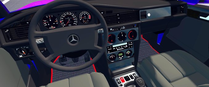 Mercedes Mercedes Benz 190E + fix 1.34.x Eurotruck Simulator mod