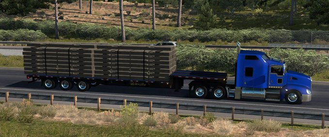 Trailer BESITZBARER FONATINE VELOCITY V02.03.19 1.34.X American Truck Simulator mod
