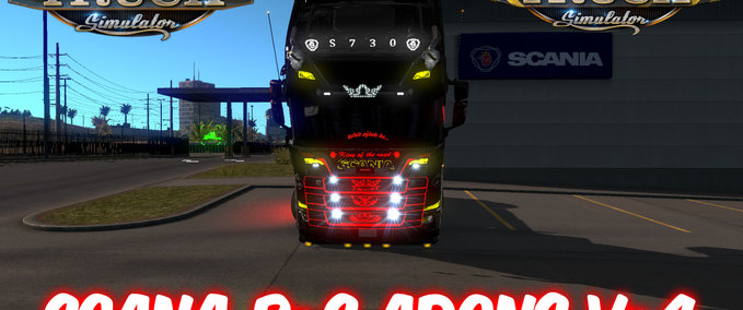 Trucks Scania R-S Adons v4 for ATS American Truck Simulator mod