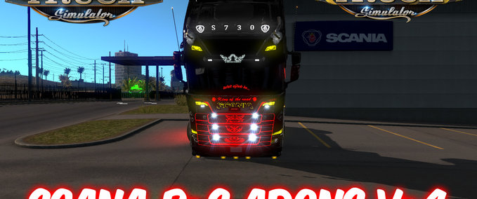 Trucks Scania RS Adon v4 for ATS American Truck Simulator mod