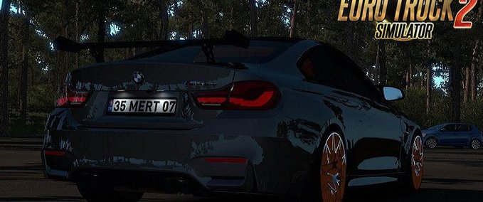 Sonstige BMW M4 GTS Coupe RWD 2016 + Interieur (1.34.x) Eurotruck Simulator mod