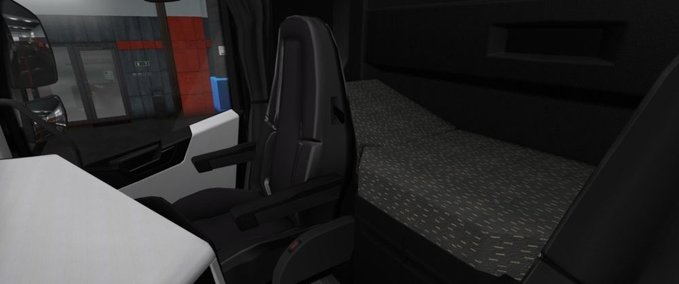 Interieurs Volvo FH Black Aluminum Interieur 1.34.x Eurotruck Simulator mod