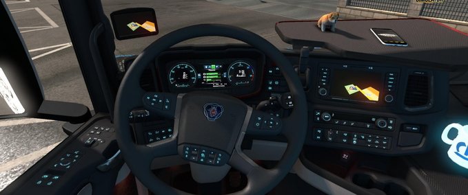 Scania Anzeigentafelbeleuchtung für Scania S 2016 [1.34.x] Eurotruck Simulator mod