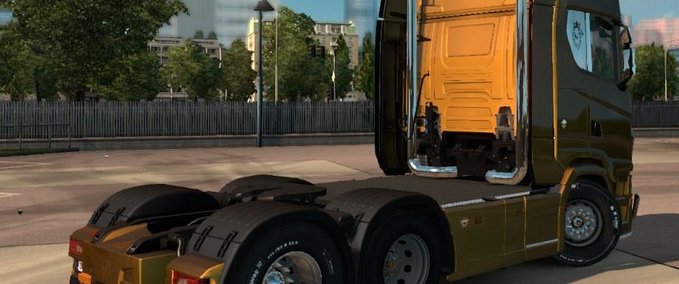 Scania Abgasausstoß für Scania Next Generation (hohe Qualität) 1.34.x Eurotruck Simulator mod