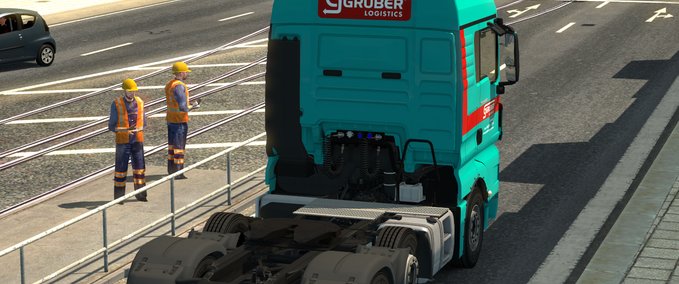 Skins Gruber Logistics MAN TGX Euro 5 von MADster Eurotruck Simulator mod
