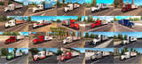 Paket von Firmen - LKWs und Anhängern im Straßenverkehr von JC 1.34.x Mod Thumbnail