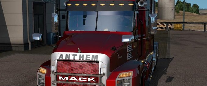 Trucks MACK ANTHEM CUSTOM 1.34.X American Truck Simulator mod