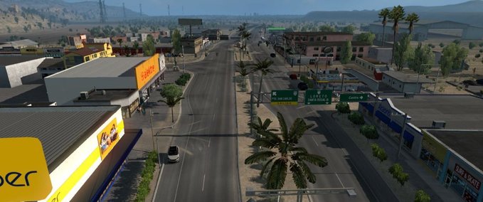 Maps MAP ADDON: LOS BARRILES & PUERTO SAN CARLOS 1.34.X American Truck Simulator mod