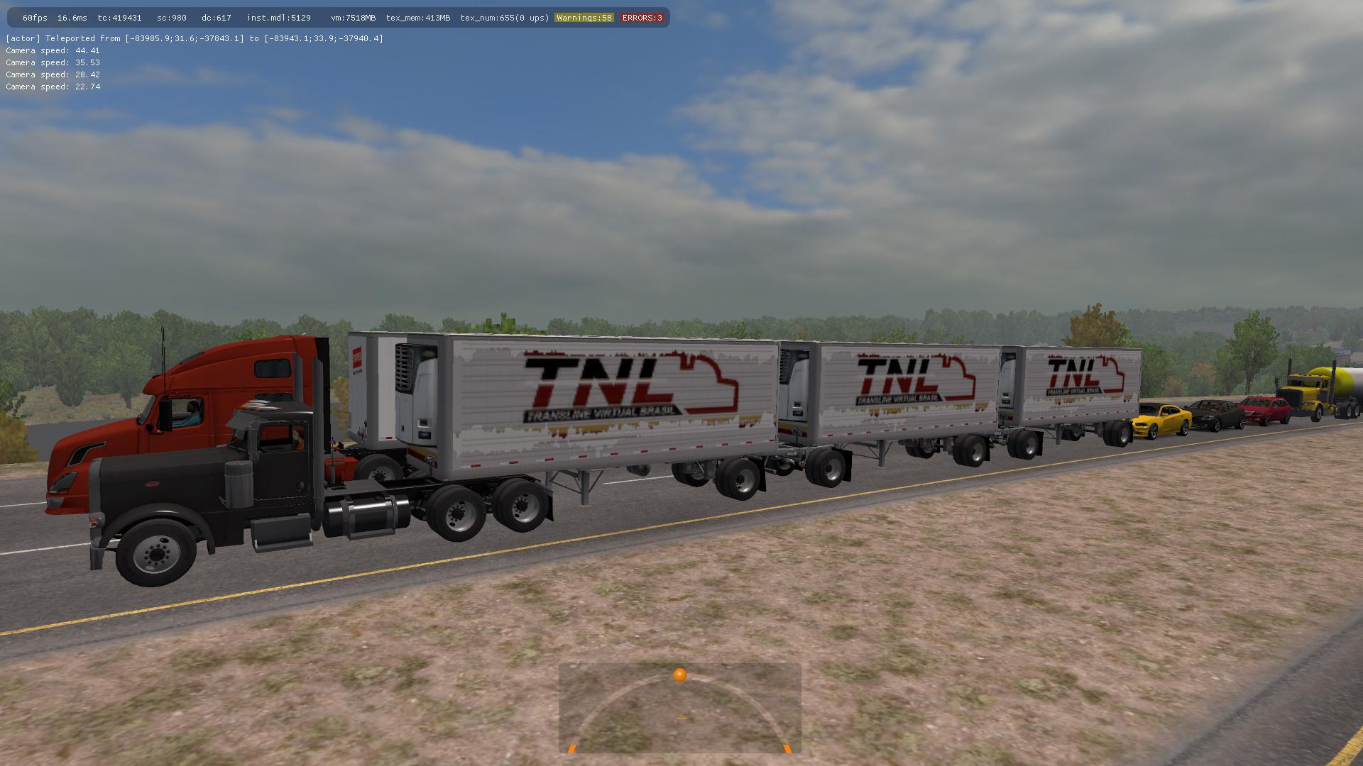 [ATS] DOUBLE AND TRIPLE TRAILERS IN TRAFFIC 1.34.X thumbnail 6