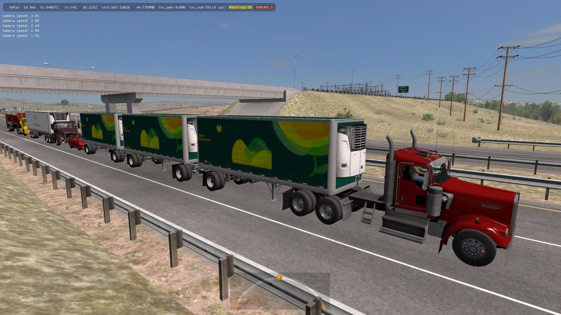 [ATS] DOUBLE AND TRIPLE TRAILERS IN TRAFFIC 1.34.X thumbnail 3
