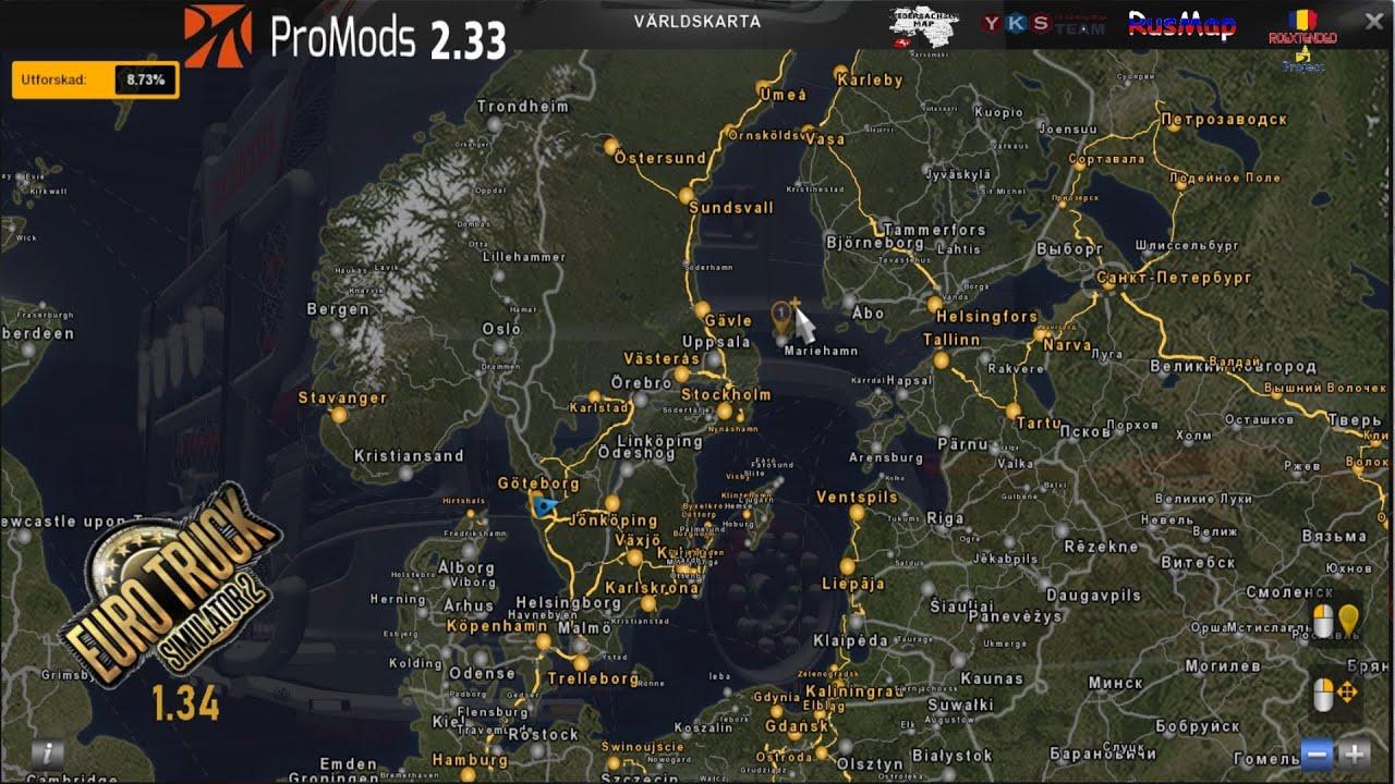 Promods Big Map Setup mit Hintergrundkarte v1.22 [1.34.x] - Thumbnail 1