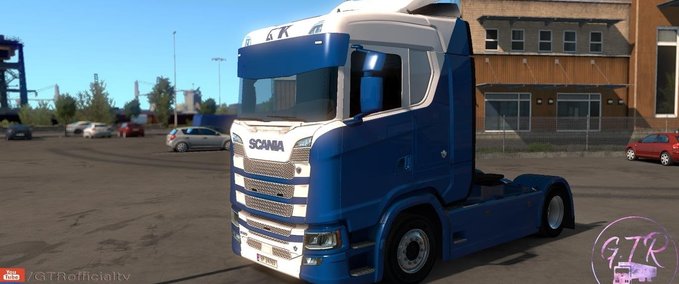 Scania Großer Sonnenschild für Scania S & R Next Gen 1.34.x Eurotruck Simulator mod