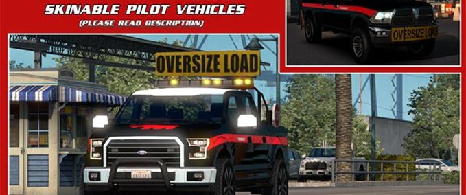 Skins SKINABLE PILOT VEHICLES (MAMMOET) 1.34.X American Truck Simulator mod