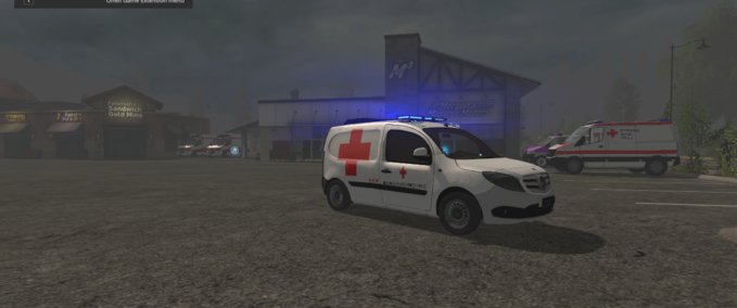 Feuerwehr Citan B-KTW Skin Landwirtschafts Simulator mod