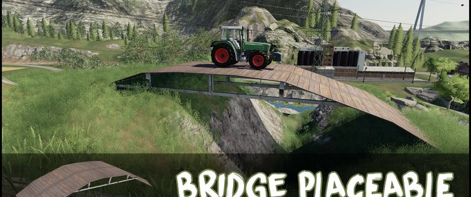 Platzierbare Objekte Brücke platzierbare Landwirtschafts Simulator mod