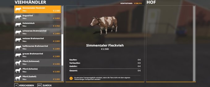 Scripte Bullen & Kühe - Die Rinderzuchtmod Landwirtschafts Simulator mod