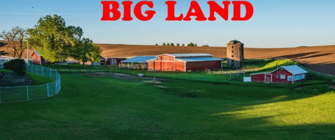 4fach Maps Big Land to Build Landwirtschafts Simulator mod