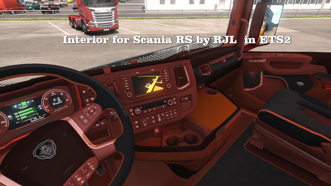 Interior for Scania R&S by RJL 1.34.x - Thumbnail 1