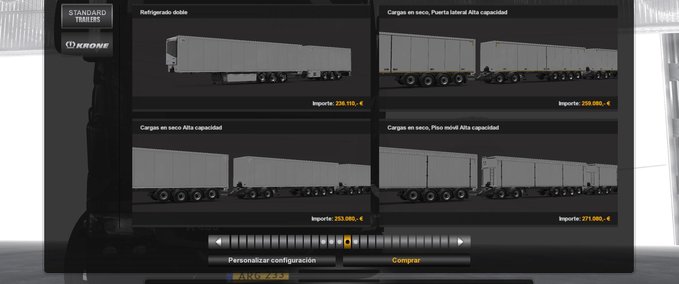 Trailer Dreifachanhänger mit hohem Fassungsvermögen 1.34.x Eurotruck Simulator mod