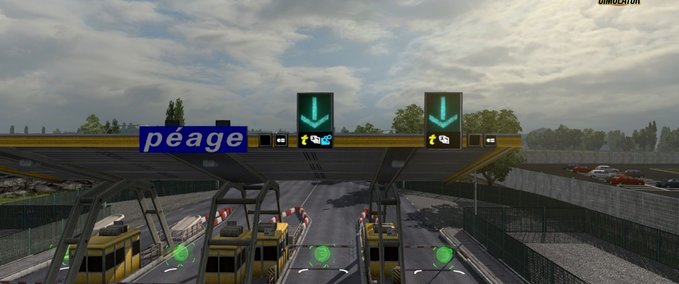 Maps No smash of barriers at the customs [1.33.x-1.34.x] Eurotruck Simulator mod