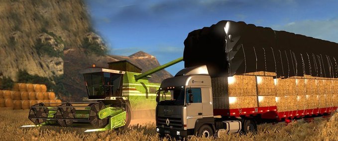 Trailer Besitzbarer Anhänger für landwirtschafliche Erzeugnisse 1.34.X Eurotruck Simulator mod
