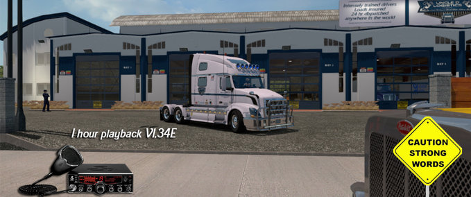 Mods 2019 Uncle D CB Chatter V1.34E American Truck Simulator mod