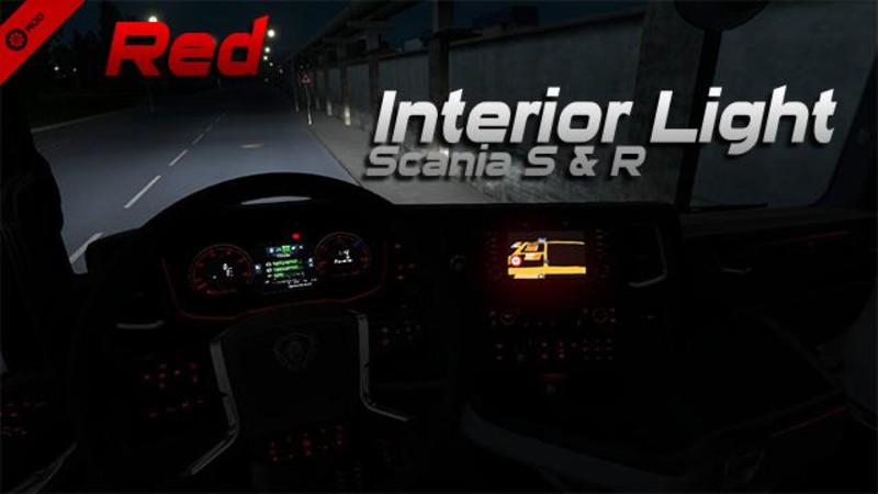 ETS Interior for Scania S &amp; R 2016 1.34.x v Scania Mod für Eurotruck Simulator