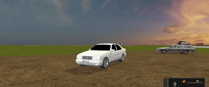 PKWs Mercedes W210 Landwirtschafts Simulator mod