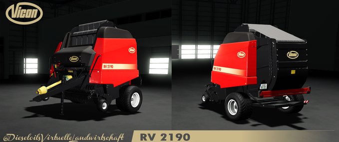 Pressen Vicon RV 2190 Landwirtschafts Simulator mod