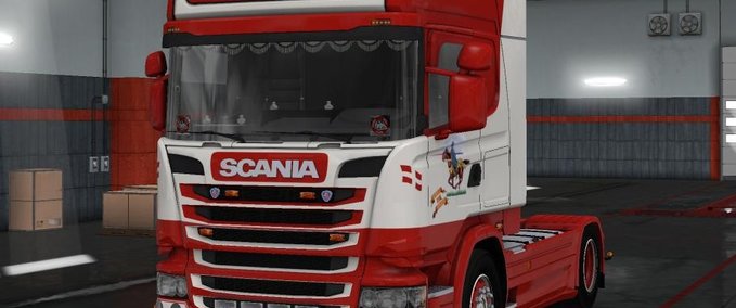 Scania SCANIA R480 FRANK DE RIDDER 1.34.X Eurotruck Simulator mod