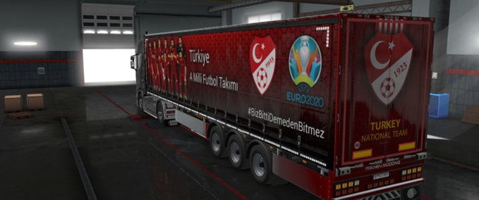 Trailer Turkish Süper Lig Teams Trailer Paket 1.34.x Eurotruck Simulator mod