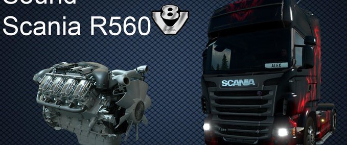 Sound Scania R560 V8 Sound 1.34.x Eurotruck Simulator mod