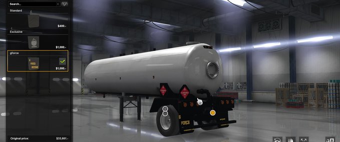 Trailer Besitzbare Propangastanklastzüge 1.34.X American Truck Simulator mod