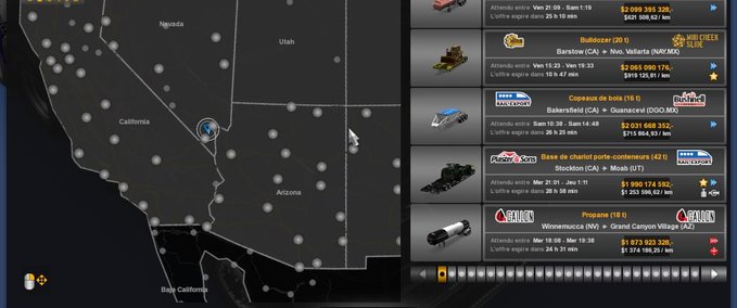 Mods [ATS] Ökonomie Mod 1.34.x American Truck Simulator mod