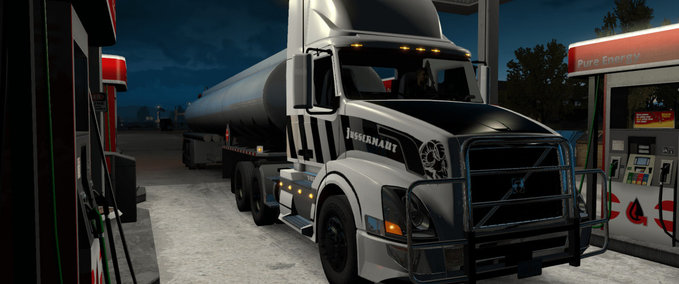 Trailer Treibstoffzisterne [MP-SP] 1.34.x American Truck Simulator mod