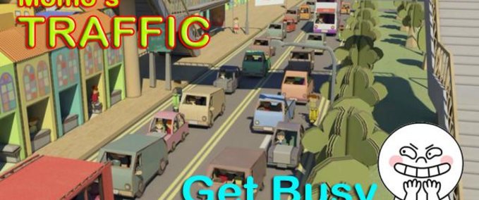 AI Momo’s Traffic – Get Busy 1.34.x Eurotruck Simulator mod