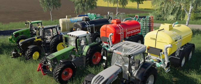 Güllefässer [FBM Team] Zunhammer 15500 mit weiteren Marken Landwirtschafts Simulator mod