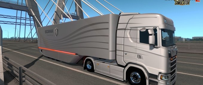 Trailer Aerodynamischer Konzeptanhänger von AM 1.34.x Eurotruck Simulator mod