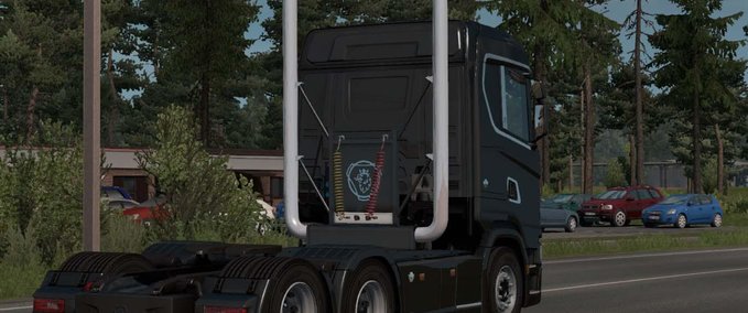 Scania Scania NextGen Middle Exhaust 1.34.x Eurotruck Simulator mod