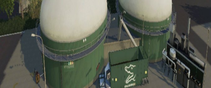 Platzierbare Objekte Platzierbare Biogasanlage Landwirtschafts Simulator mod