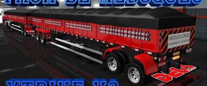 Trailer Anhängerpaket von Xtrike 1.34.x Eurotruck Simulator mod