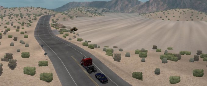 Maps NEVADA REWORK PROJECT: ELY & NV-318 BETA 1.34.X American Truck Simulator mod