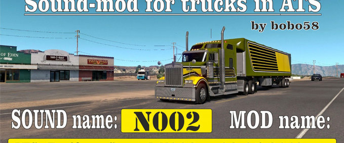 Mods Motoren Sound Nr.002 1.34.x American Truck Simulator mod