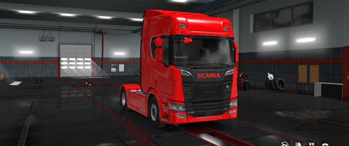 Mods Old Scania Logo for Scania Next Gen S&R Chrome and Painted Eurotruck Simulator mod