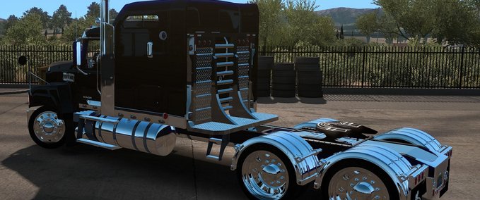 Trucks MACK CH613 by ultra 1.35.x American Truck Simulator mod