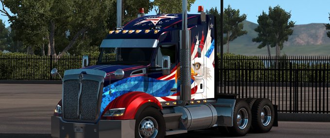 Trucks KENWORTH T610 (UPD 07.05.19) 1.35.X American Truck Simulator mod