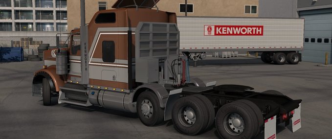 Trucks KENWORTH W900B 1.35.X American Truck Simulator mod